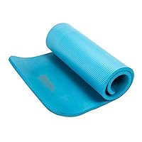 AEROMAT Thick Lightweight Elite Dual Surface Workout Mat - Ribbed / Smooth - 3/4