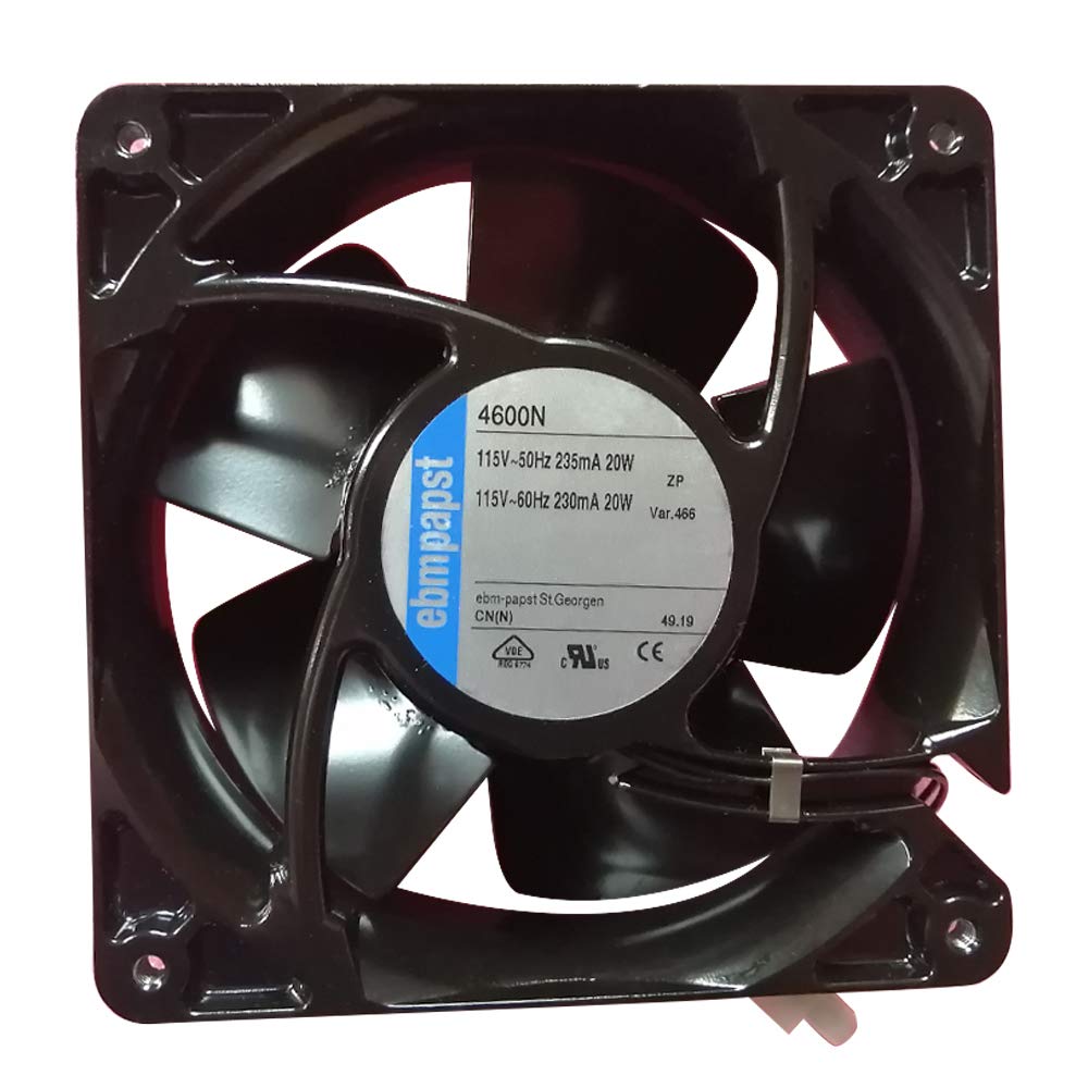 Original New ebmpapst 4600N-466 Cooling Fan 120 X120X38mm All Metal High Temperature Resistance 115V 18W Axial Fans