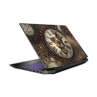 Head Case Designs Officially Licensed Simone Gatterwe Vintage Clock Steampunk Vinyl Sticker Skin Decal Cover Compatible with HP Pavilion 15.6