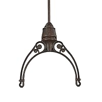 Fanimation FPH81RS1 Traditional Ceiling Mount from Old Havana Collection in Bronze/Dark Finish, 27.00 inches, 27 inches, Rust