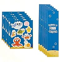 Finny The Shark Party Favor Create A Bookmark Pack,Multi