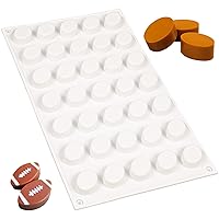Oval Candy Tablet Hard Candy Silicone Mold for Chocolate Gummy Jelly Caramel Toffee Ganache Praline Ice Cubes 35-Cavity