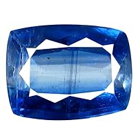 1.53 ct AA+ Cushion Shape (8 x 6 mm) Unheated/Untreated Blue Kyanite Genuine Loose Gemstone
