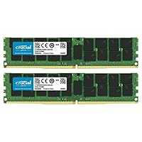 Crucial Bundle with 64GB (2 x 32GB) DDR4 PC4-21300 2666MHz RDIMM (2 x CT32G4RFD4266), Dual Ranked Registered ECC Memory Crucial Bundle with 64GB (2 x 32GB) DDR4 PC4-21300 2666MHz RDIMM (2 x CT32G4RFD4266), Dual Ranked Registered ECC Memory