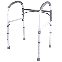 Toilet Safety Rails - Toilet Handles for Elderly and Handicap Toilet Safety Rails, Toilet Safety Frame, Toilet Rails for Elderly and Toilet Bars for Elderly and Disabled