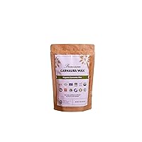 Carnauba Wax Flakes Organic and Vegan Ideal for At Home Cosmetics Production 8oz Bag