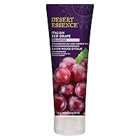 Desert Essence, Italian Red Grape Shampoo, 8.0 fl. Oz. - Gluten Free - Vegan - Cruelty Free - Moisturizing Shampoo - UV Protection - Color Treated Hair