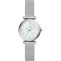 FOSSIL Carlie Mini Watch for Women Quartz Movement with Stainless Steel or Leather Strap