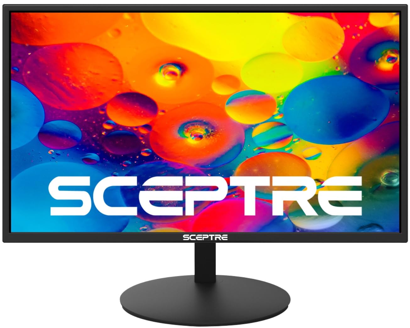 Sceptre E275W-19203R 27 inch1080P LED Monitor 99% sRGB 2X HDMI VGA Build-In Speakers, Machine Black (E275W-19203R series)