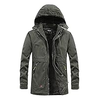Lightweight Jacket For Mens Sports Jacket For Mens Winter Hooded Windproof Solid Long Sleeve Soft Coat Shell Jacket