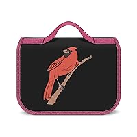 CardinalBirds Hanging Toiletry Bag for Women Travel Makeup Bag Organizer Waterproof Cosmetic Bag