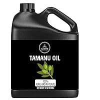Naturevibe Botanicals Tamanu Nut Oil 32 Ounces 100% Pure & Natural Cold Pressed | Great For Face, Hair & Skin Care | Natural Moisturizer for Lips and Nails | Suitable for all Skin Types (946 ml)