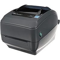 ZEBRA GX420t Thermal Transfer Desktop Printer Print Width of 4 in USB Serial and Parallel Port Connectivity GX42-102510-000