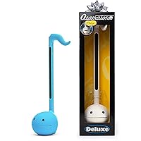 Otamatone Blue + White Electronic Musical Instrument Portable Synthesizer Collector's Set Deluxe + Regular 2 Pc Set