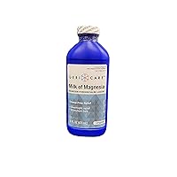 GeriCare Milk of Magnesia, Magnesium Hydroxide 1200mg, Saline Laxative, 16 Fl Oz (Pack of 2)