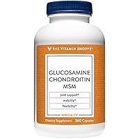 The Vitamin Shoppe Glucosamine, Chondroitin, & MSM (360 Capsules)