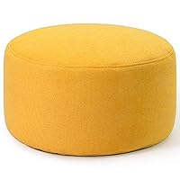 Footstools Fabric Sofa Stool Changing His Shoes Stool Home Living Room Stool Foot Stool (Color:Ginger Suede,Size:45x25cm)