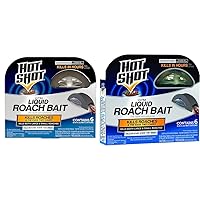 Liquid Roach Bait, Home Insect Killer, 6 Count (Pack of 6) & Liquid Roach Bait, Roach Killer, 1 Pack, 6-Count
