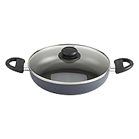 GoodCook Everyday One Pot Meal with Lid, 10.4 Inch, Black