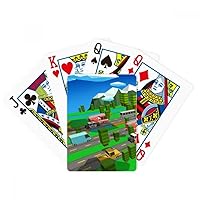 Cartoon ChickenGo Pixel Puzzle Game Poker Playing Cards Tabletop Game Gift