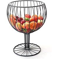Danai Fruit Rack Stainless Steel Fruit Egg Basket Shaped Fruit Vegetable Bowl Basket Rack Storage Stand Holder