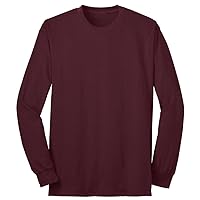 Port & Company Men's Long Sleeve 50/50 Cotton/Poly T Shirt