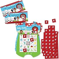 Big Dot of Happiness Farm Animals Party Game Set – Barnyard Baby Shower Party Game Supplies Kit – Bingo Cards and Scratch-Off Cards Party Virtual Bundle