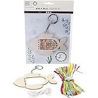 Company Recycling Mini Creative Kit - DIY Kit Theme: Underwater World/Sustainability - Design: Fish Keychain - Product Packaging Included