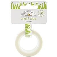 Doodlebug SUMWT-4551 Sunkissed Washi Tape, 8mm/12yds, Green Grass