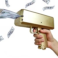 Gold Gun Shooter Playing Spary Make Rain Dispenser Toy 200pcs(Gold)