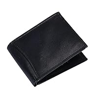 Style N Craft Bi-fold Pass Case Leather Wallet, Full-Grain Leather Wallet for Men and Women, RFID-Protected Wallet with Multiple Card Holders and Flap, 2 Tone Vintage Effect