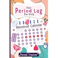 First Period Log for Girls: Ideal Period Tracker & Puberty Book To Keep Track Of Your Cycle For Avoiding Unpleasant Surprises