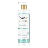 Dove Hair Therapy Shampoo for Dry Scalp Dry Scalp Therapy Hair Shampoo with Vitamin B3 13.5 fl oz