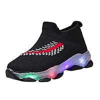 Toddler Boys Girls Led Shoes Tennis Shoes for 1-6 Years Old Children Candy Color Light up Sport Sneakers Shoes