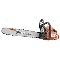 Husqvarna 450 Rancher 20 Inch Gas Chainsaw, 50.2-cc 3.2-HP, 2-Cycle X-Torq Engine, For Tree Pruning, Yard Cleanups and Firewood Cutting