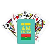 I Am from Burkina Faso Poker Playing Card Tabletop Board Game