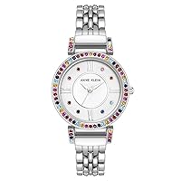 Anne Klein Women's Premium Crystal Accented Bracelet Watch, AK/2928