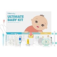 Frida Baby Ultimate Baby Kit | Baby Essentials Gift Set Includes Wellness, Sick Day, Gas Relief Essentials, Grooming Tools & Teething Toys