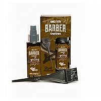 Temporary Hair Colour Brown 125 ml / Moustache Beard and Hair Colour / Eliminates Grey for a Thicker and Fuller Look / Free from Ammonia and Peroxide / Ready Mix BARBER MARMARA Temporary Hair Colour Brown 125 ml / Moustache Beard and Hair Colour / Eliminates Grey for a Thicker and Fuller Look / Free from Ammonia and Peroxide / Ready Mix