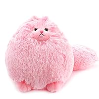 Winsterch Cute Pink Cat Stuffed Animals Plush Toy,Kids Plush Cat Teddy Soft Toy Birthday for Girls,Stuffed Cat Plush Animals