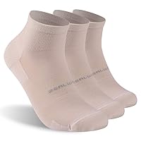 Merino Wool Ankle Athletic Socks Low Cut Running Golf Tennis Hiking Socks Quarter 3 Pairs