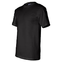 Union Made Adult Style American Pride Full Cut T-Shirt, Black, L (Pack of 5)