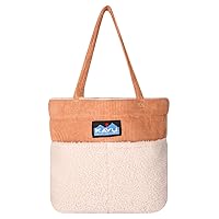 KAVU Tote It All Fleece Market Bag With Stash and Interior Zip Pockets