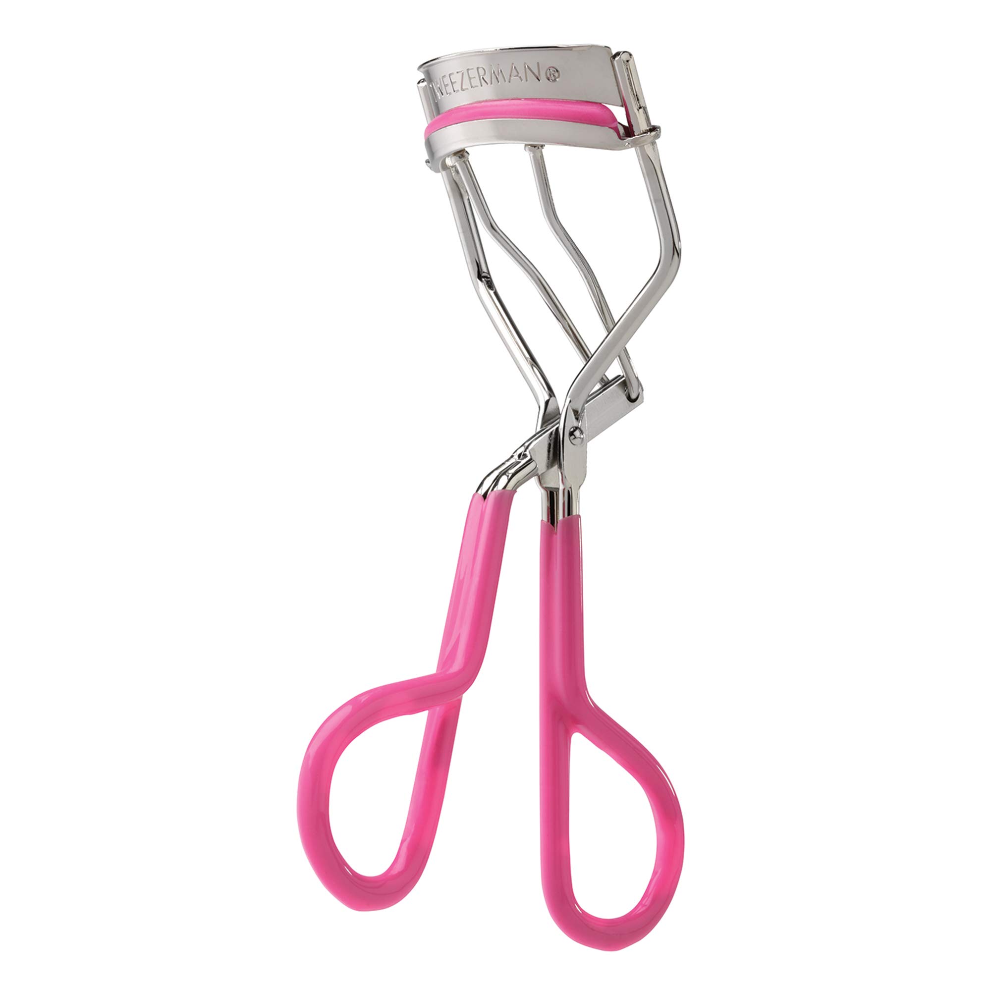 Tweezerman Neon Great Grip Eyelash Curler, Pink, 0.3 Oz