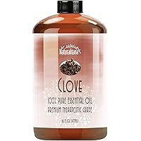 Clove Essential Oil (16oz Bulk) for Aromatherapy, Diffuser, Soap, Bath Bombs, Candles