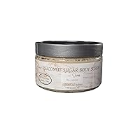 Mixed Tones Coconut Sugar Body Scrub - Highly exfoliating and hydrating - Made with organic ingredients, Vegan/Plant based, No added parabens, phthalates, or gluten, Cruelty Free (Leaping Bunny Certified)