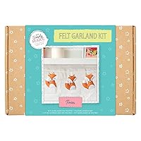 Felt Fox Garland Craft Kit Set, DIY Craft, Make Your Own, Home, Children and Adults Hobby