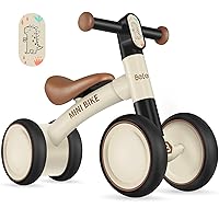 BELEEV Baby Balance Bike for 1-2 Year Old, 10-24 Month Toddler First Starter Bike for Kids Girls Boys, Ride On Toys Infant Walker Bike with No Pedal, 4 Silence Wheels, 1st Birthday Gifts