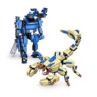 MyBuild Mecha Frame Sci-Fi Series Keiji 2 and Alien Mimicry Scorpion Creature Building Toys