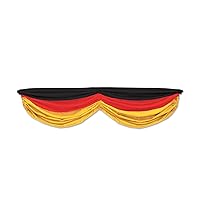 Beistle Club Pack Oktoberfest German Color Fabric Bunting, Box of 6